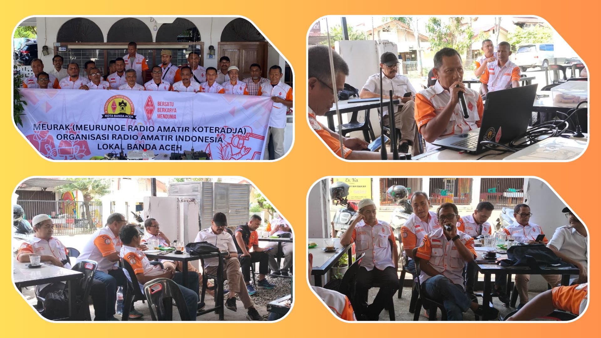 ORARI Lokal Banda Aceh Laksanakan Meurak #4 di Canda-Candu Cafee