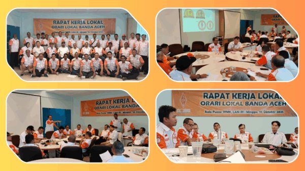 ORARI Lokal Banda Aceh Gelar RAKERLOK Perdana, Bahas Penguatan Organisasi dan Program Teknis