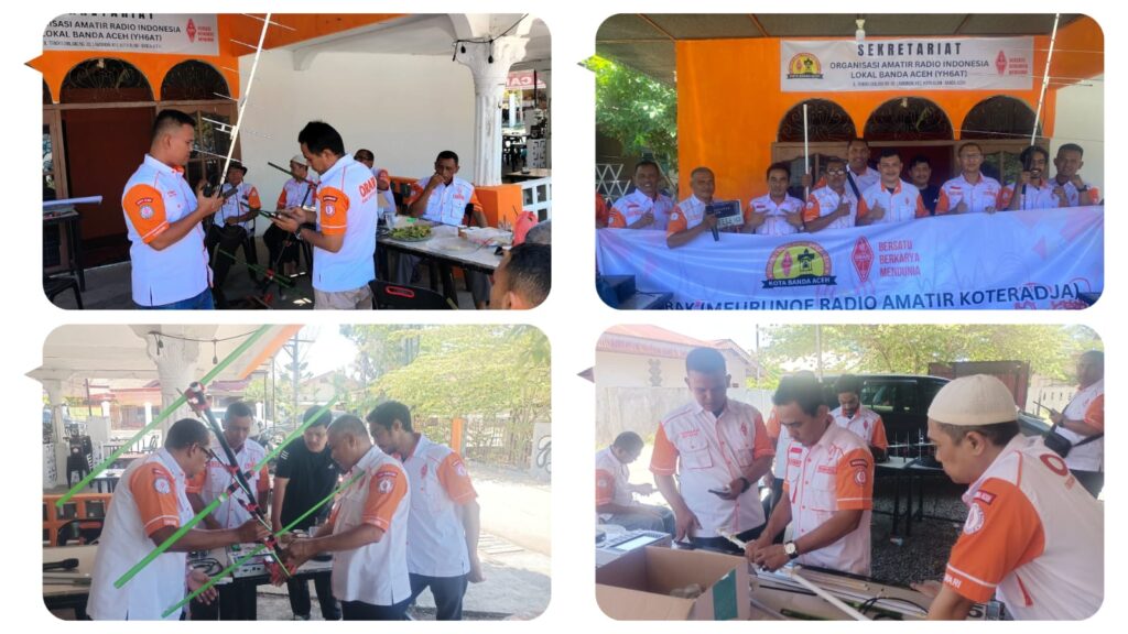 MEURAK #5: ORARI Lokal Banda Aceh Sukses Gelar Pelatihan Perakitan Antena Cross Yagi